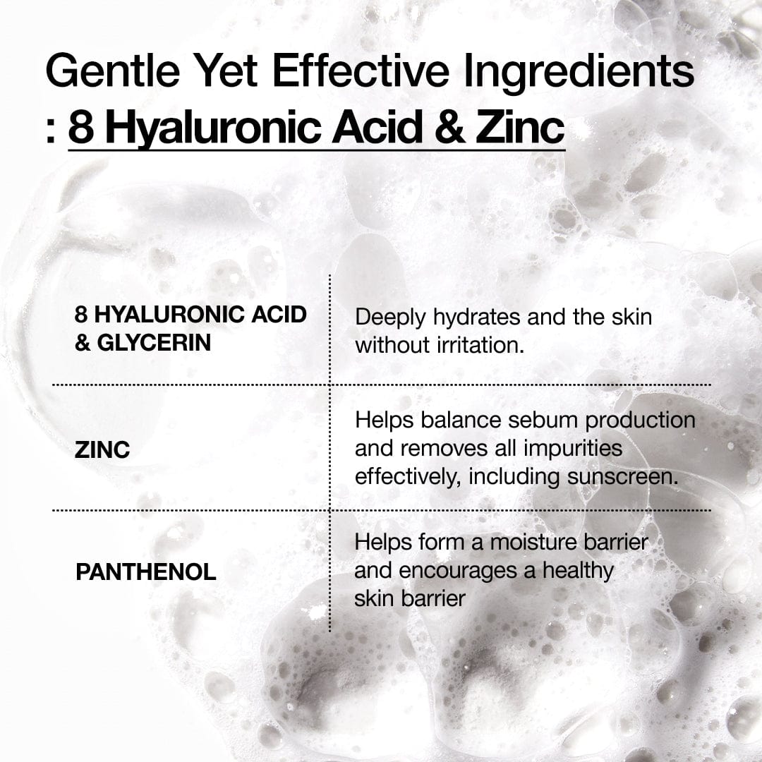 8 Hyaluronic Acid Hydrating Gentle Foaming Cleanser