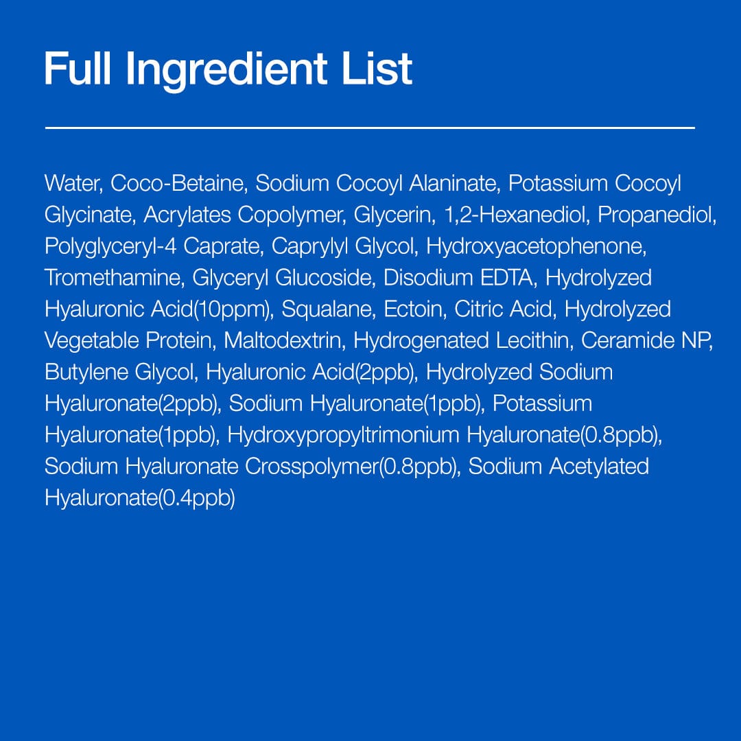 8 Hyaluronic Acid Hydrating Gentle Gel Cleanser