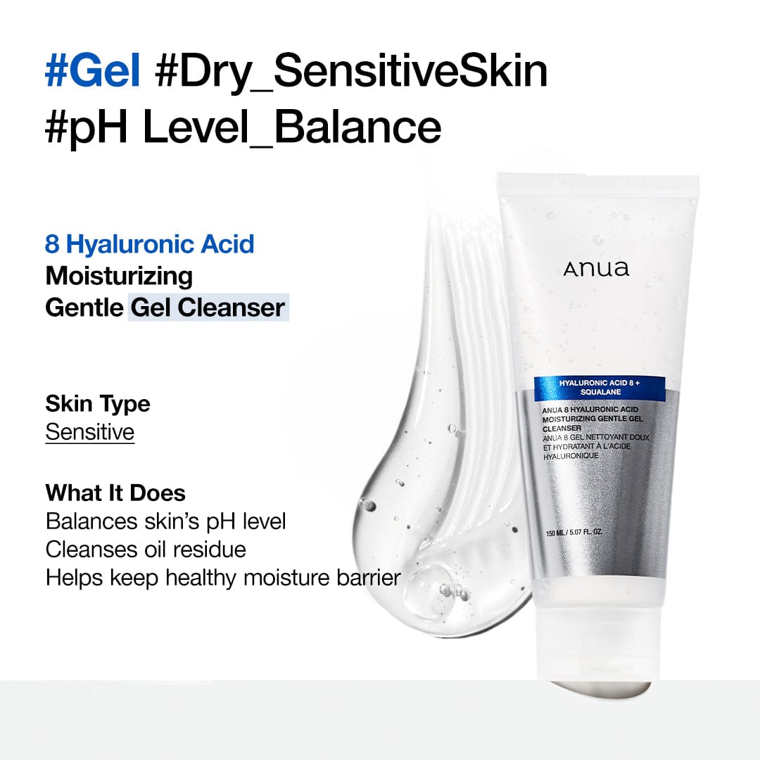 8 Hyaluronic Acid Hydrating Gentle Gel Cleanser