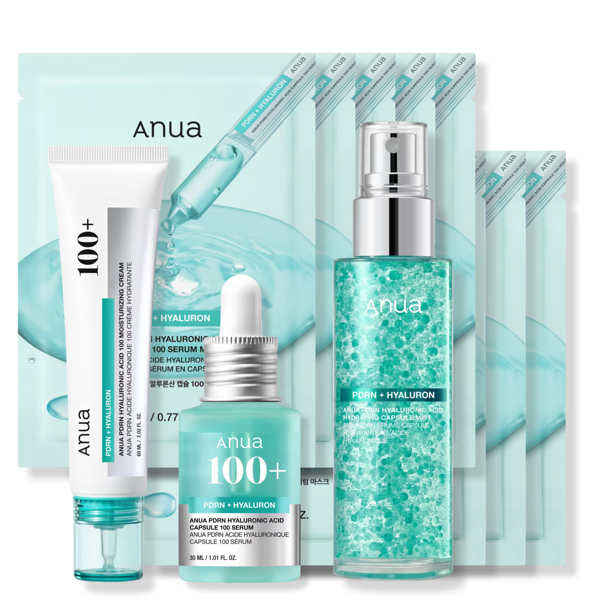 PDRN 4-Step Glowy Skin Set