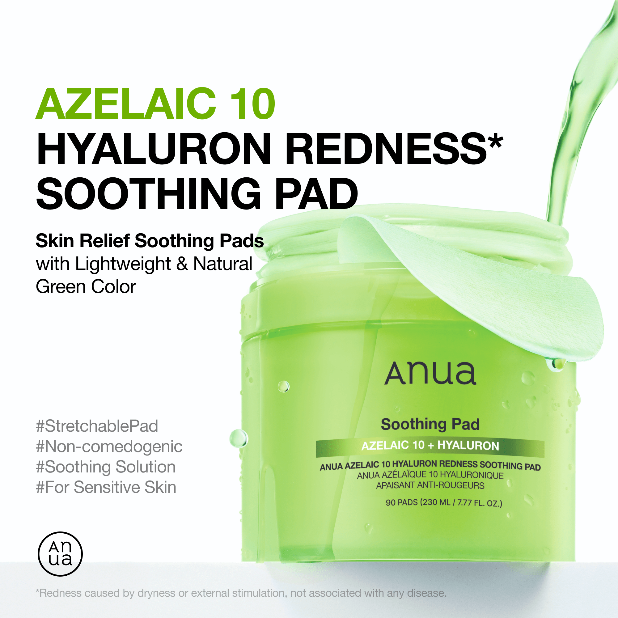 Azelaic 10 Hyaluron Redness Calming Pad