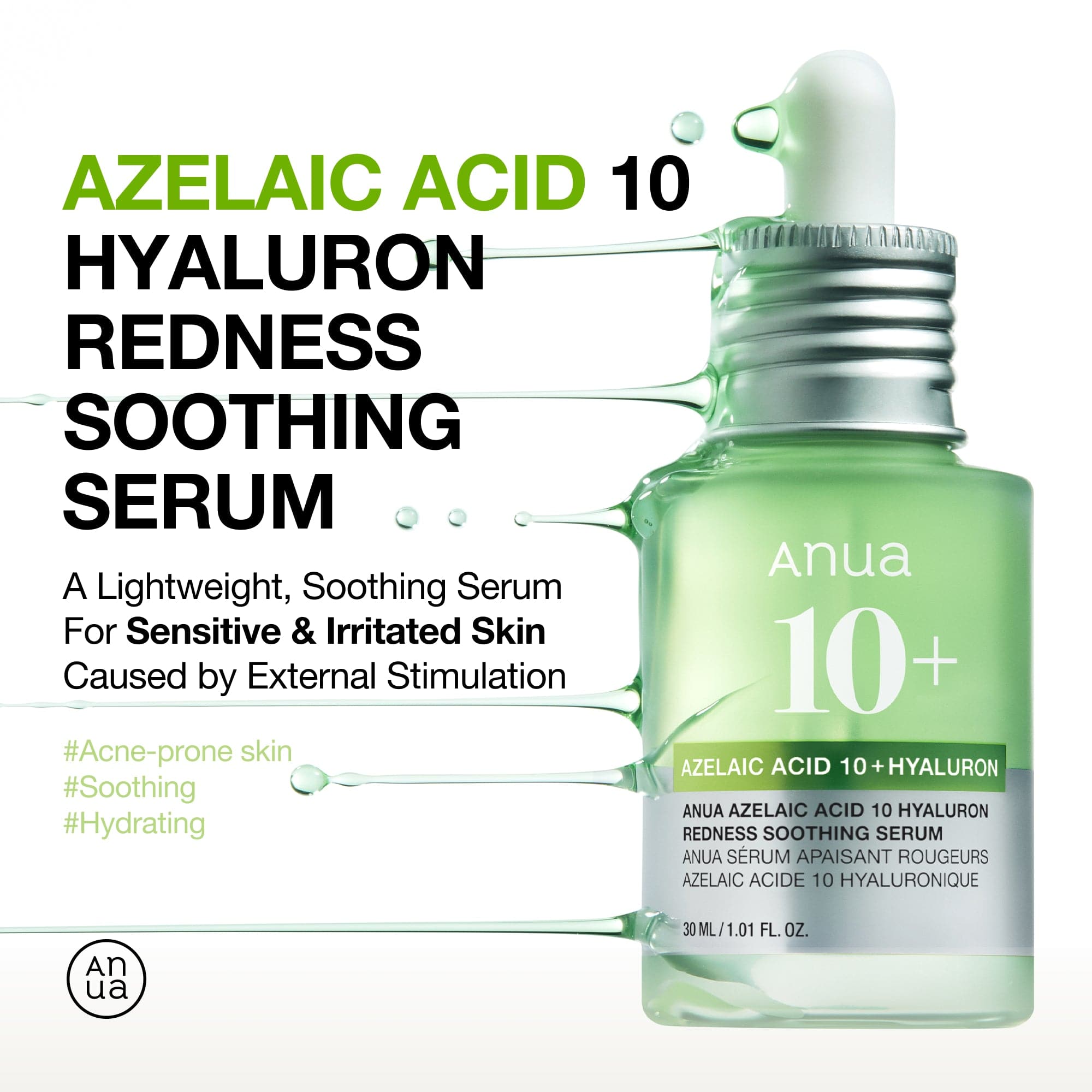 Azelaic Acid 10 Hyaluron Redness Calming Serum