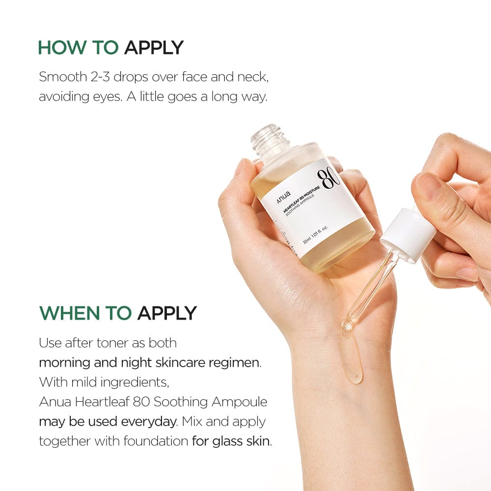Heartleaf 80% Moisture Calming Ampoule