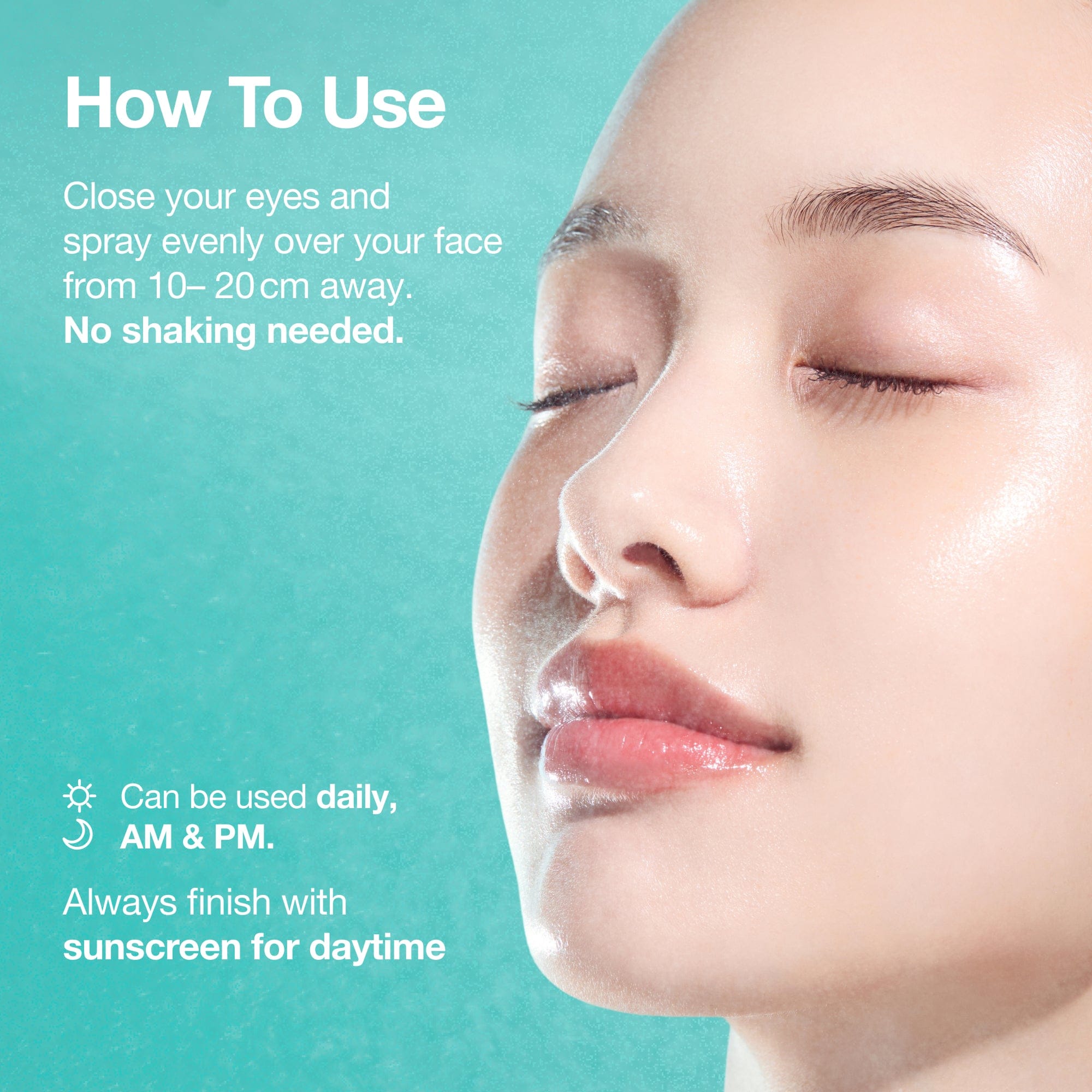 PDRN Collagen Glow Facial Serum Spray