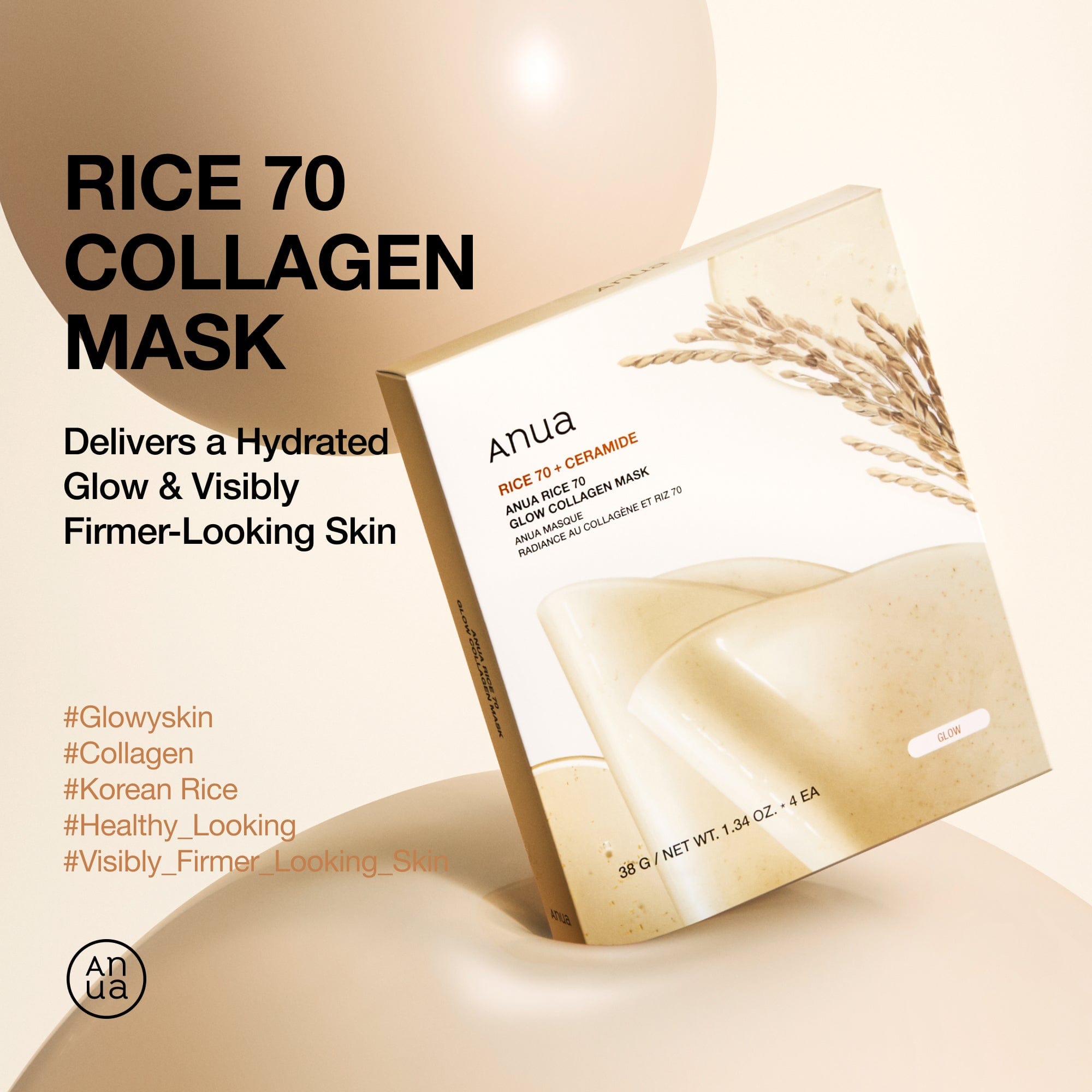 Rice 70 Glow Collagen Mask